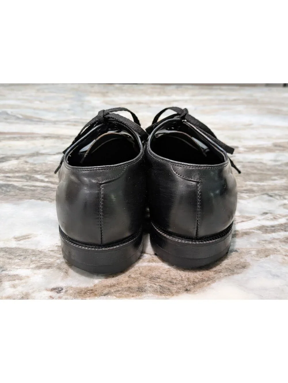Vintage Walk‑Over Black Leather Oxford Shoes • Men’s 11 EEE
